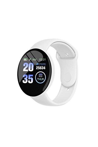 Choice white D18 Smartwatch Circular Color Screen Multiple Sports Modes Call ...