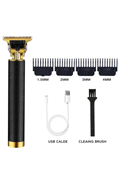 Choice ماكينة حلاقة شعر كهربائية سوداء احترافية لاسلكية تعمل بمنفذ USB، ماكين...