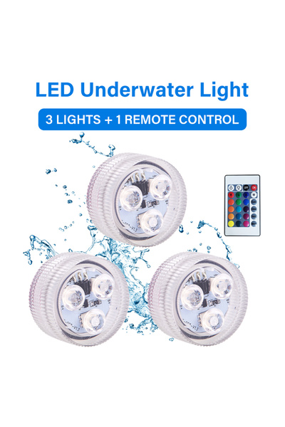 Choice 3 Lamp 1 Remote RGB LED Atmosphere Light 16 Colors Remote Control Cup ...