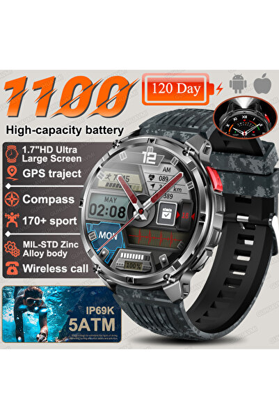 Choice ساعة ذكية جديدة من طراز T-Rex3 Pro، مزودة ببطارية كبيرة سعة 1100 مللي ...