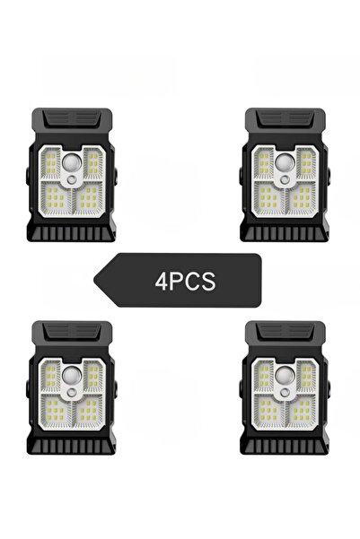 Choice1 4 قطع من مصابيح المشابك الشمسية الذكية المطورة الجديدة، مصابيح خارجية...