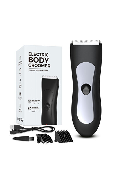 Choice ماكينة حلاقة كهربائية فضية اللون للرجال، ماكينة تشذيب شعر الجسم، ماكين...