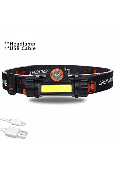 Choice headlight Rechargeable COB LED USB Headlamp with Strong Magnetic Base ...