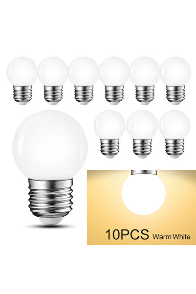 Choice1 مصباح LED أبيض دافئ، 10 قطع، قاعدة E27، 3 واط، 220 فولت، عالي السطوع،...