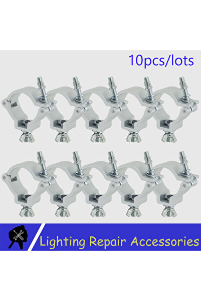 Choice خطافات إضاءة مسرحية فضية اللون، 10 قطع/مجموعة، مصنوعة من سبائك الألومن...