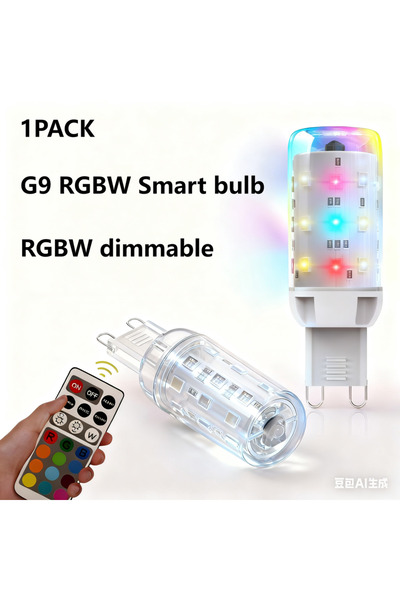 Choice G9 Smart Led G9 LED Bulb Dimmable,12 Color RGB+Warm White 3000K Color ...