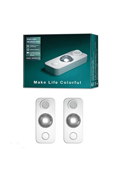 Choice Cold White 2 PCS LED Motion Sensor Lights Rechargeable Cabinet Lights ...