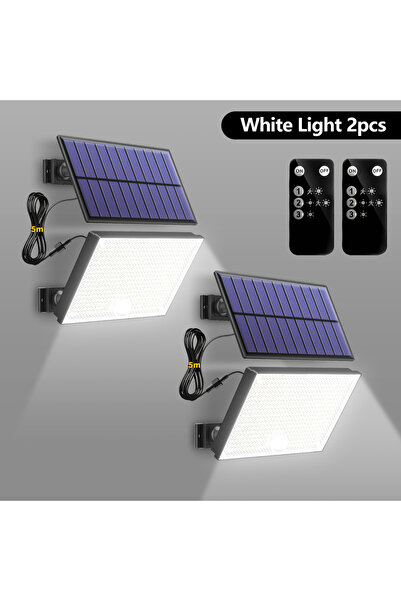 Choice White Light 2pc 400LED Solar Motion Sensor Security Light 3 Modes Wate...