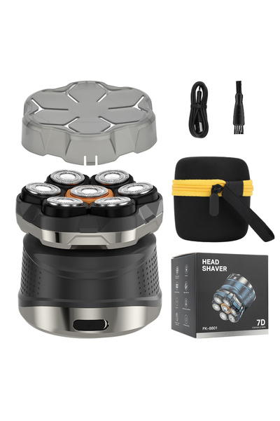 Choice ماكينة حلاقة كهربائية رمادية مطورة بتقنية 6D للرجال، ماكينة حلاقة رأس ...