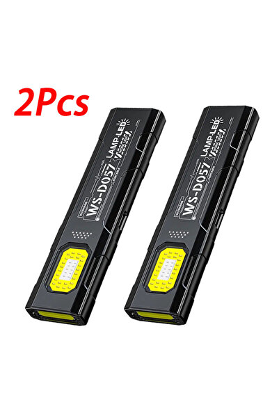 Choice مصباحان يدويان صغيران للاستخدام اليومي مع قاعدة مغناطيسية قابلة لإعادة...