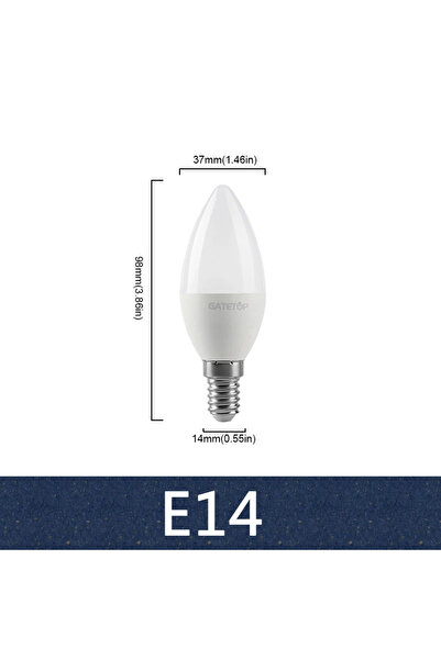 Choice 7 واط، تيار متردد 220-240 فولت، أبيض بارد 6000 كلفن، قاعدة E14، 10 قطع...