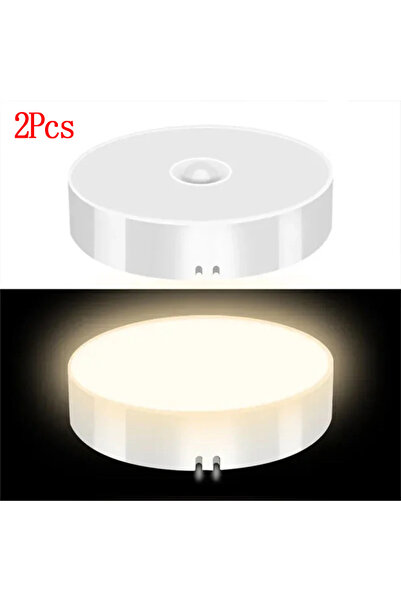 Choice 2Pcs Warm White LED Night Light USB Charging Intelligent Human Inducti...
