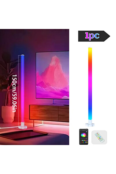 Choice 150cm 155cm Smart Corner Floor Lamp Dimmable APP Control RGB LED Moder...
