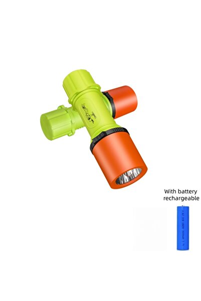 Choice مصباح يدوي D121 مزود ببطارية، مقاوم للماء، يعمل بالتحكم المغناطيسي، إض...