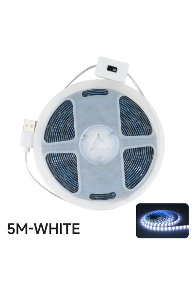 Choice WHITE White-5M 1-5M LED Lights Strip DC 5V USB Gesture Control 60 LEDs...