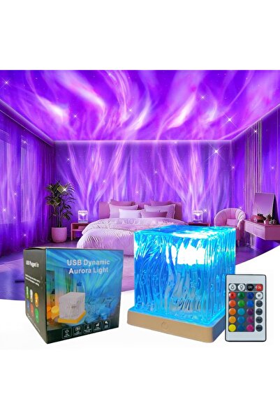 Choice Star and Moon 1pc dynamic aurora atmosphere projection lamp remote con...