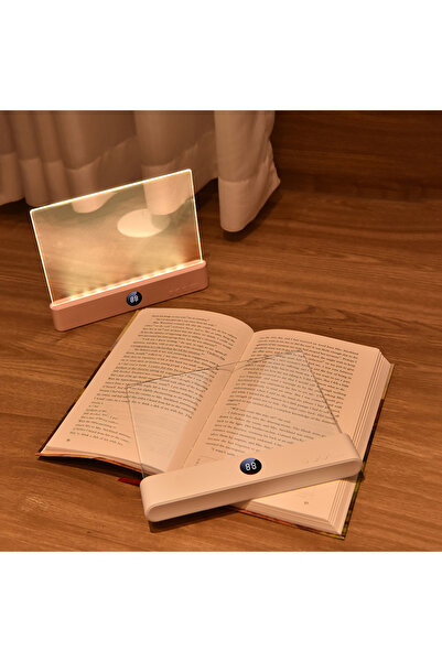 Choice مصباح قراءة ومصباح ليلي LED أبيض 2 في 1، 3 درجات حرارة لونية وإضاءة قا...