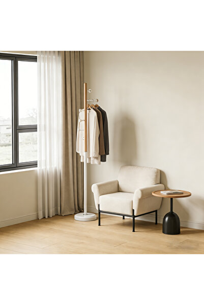 Bleco Iron Wood Modern Multifunctional Entrance Passage - Hat Rack Household ...