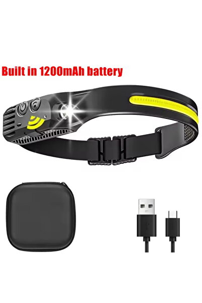 Choice4 مصباح أمامي 1200 مللي أمبير/ساعة مع حقيبة قابلة لإعادة الشحن عبر USB ...