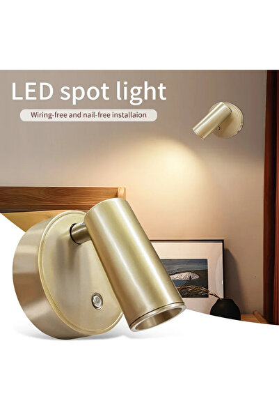 GGBEE Gold Touch Sensor LED Spotlight Wireless Magnetic Dimmable Rechargeable...
