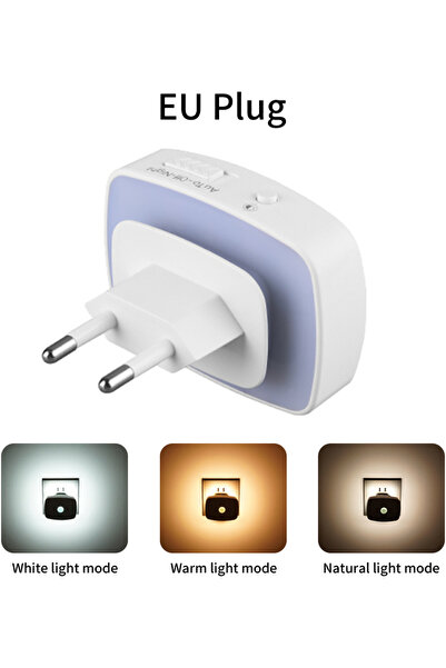 Choice مصباح حائط مزود بمستشعر حركة، يعمل بالأشعة تحت الحمراء، وقابس أوروبي/أ...