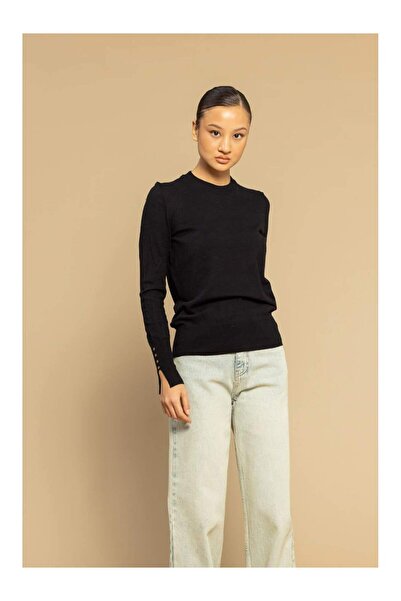 Coral Crew Neck Knitwear 4690 Black