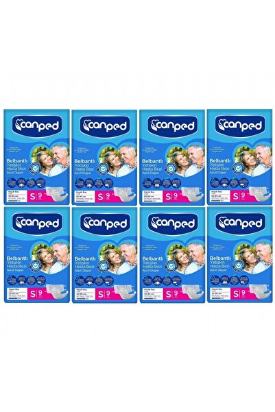 Canped Textile Surface Waistband Adult Diapers Small S (Small) 72 Pieces 50-9...