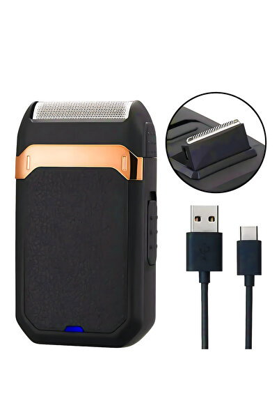 Choice ماكينة حلاقة اللحية السوداء الكهربائية للرجال، مع مقص أظافر قابل لإعاد...