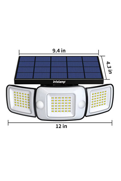 choice2 6-10W YL002-12A Solar Lights Outdoor with 3 Modes Motion Sensor Super...