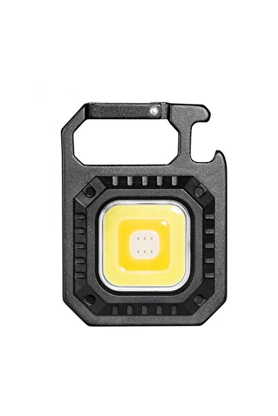 Choice مصباح يدوي صغير أسود اللون، مزود بمغناطيس LED، بتقنية COB، بقوة 800 لو...