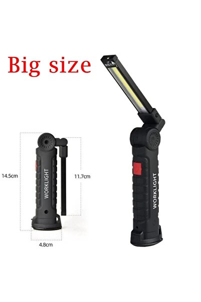 Choice مصباح عمل LED محمول قابل للطي كبير الحجم قابل للطي مزود ببطارية مدمجة،...