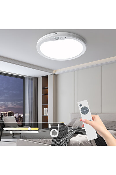 Choice aiopp 2PCS WHITE Ceiling Light withMotion sensor, 3 Color Modes(6500K/...