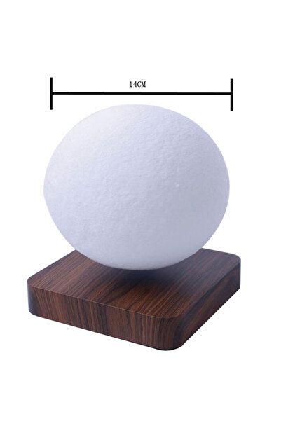 Choice مصباح قمري بقطر 14 سم، مصباح ليلي LED ثلاثي الأبعاد مبتكر بتقنية الرفع...