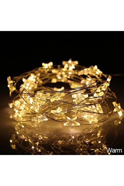 Choice سلسلة إضاءة نحاسية دافئة بطول 6 أمتار مزودة بـ 60 مصباح LED، تعمل بمنف...