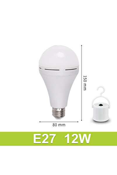 Choice 12W-white light 7-15W Rechargeable Bulb LED Outdoor Waterproof Emergen...