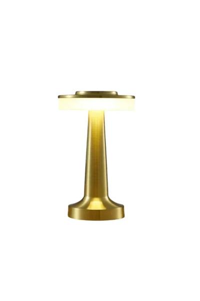 Choice Type D LED Vintage Gold Table Lamp Touch Light 3 Color Adjustable For ...