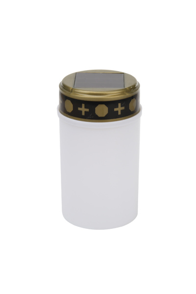Choice White LED Cemetery Ritual Electronic Candle Light Flameless Solar Deco...