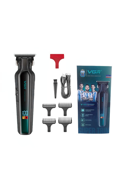 Choice ماكينة تشذيب الشعر VGR زرقاء اللون مع علبة، ماكينة قص شعر لاسلكية، ماك...