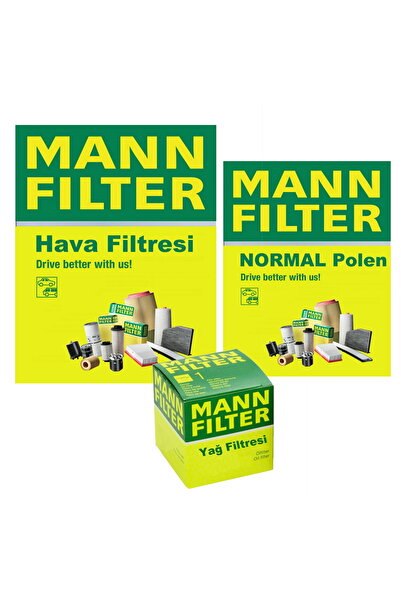 Mann-Filter Renault Megane 4 1.3 TCe Benzinli Filtre Bakım Seti 2018-2025 3NP...