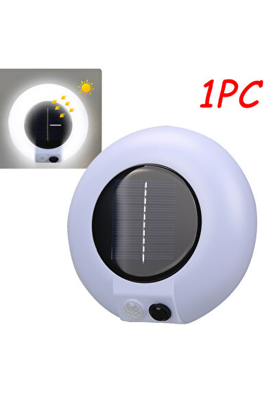 Heinast White Lamp 1PC Modern LED Solar Wall Lamp Outdoor PIR Motion Sensors ...