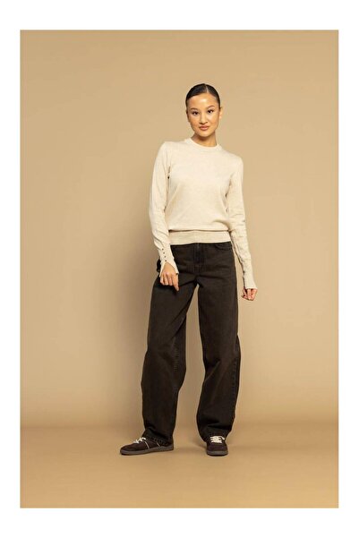 Coral Crew Neck Knitwear 4690 Stone