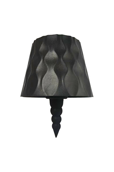 Choice مصباح طاولة لاسلكي عصري أسود اللون على شكل زجاجة، يعمل باللمس بثلاثة أ...