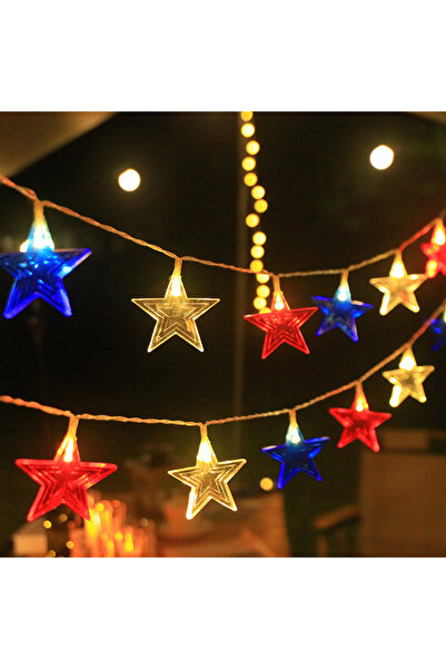 Choice 5M 20 leds Warm White Solar Powered Stars String Light Outdoor Fairy L...