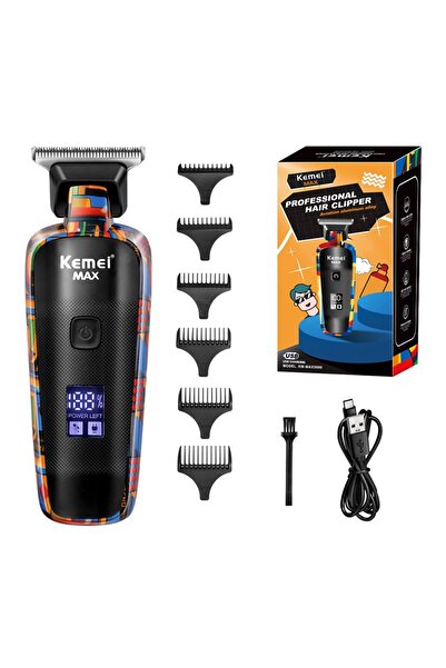 Choice KM-MAX5090 Kemei-5090 Digital Display Professional Barber Pusher For M...