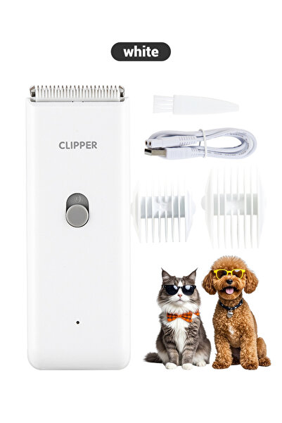Choice ماكينة حلاقة شعر الكلاب البيضاء، ماكينة تشذيب شعر الحيوانات الأليفة ال...