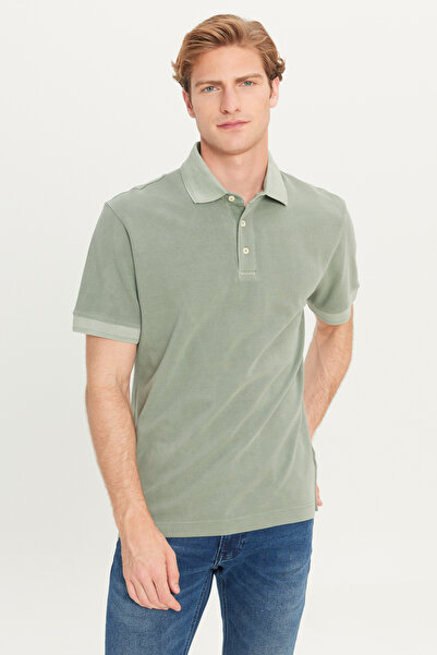 Lee 100% Βαμβακερό Ανδρικό Μπλουζάκι Πόλο Κανονικής Εφαρμογής L2510543801