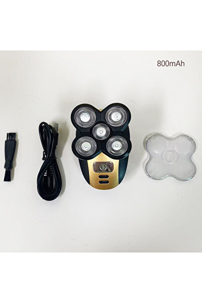 Choice ماكينة حلاقة كهربائية أوتوماتيكية سوداء للرجال، شحن USB، فرشاة حلاقة م...