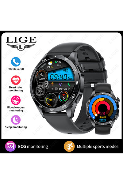 Choice LIGE Silica gel Black 2026 New For Smart Watch Men Woman Watch 4 Pro+ ...
