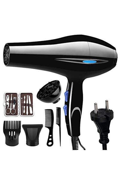 Choice EU Six-piece set Hair Dryer 2200W Professional Powerful Hair Dryer Fas...