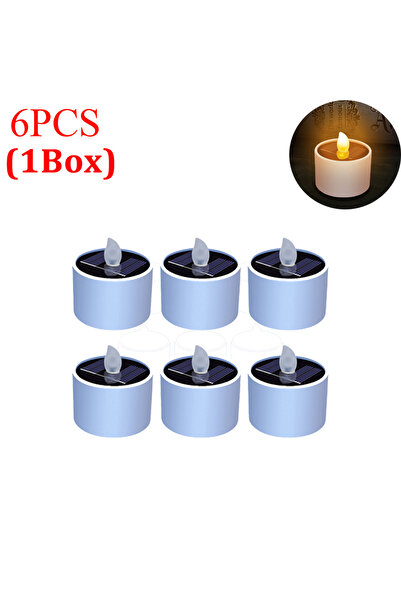 Choice 6PCS 6PCs Solar Tea Light Led Candles Flameless Outdoor Waterproof Sol...